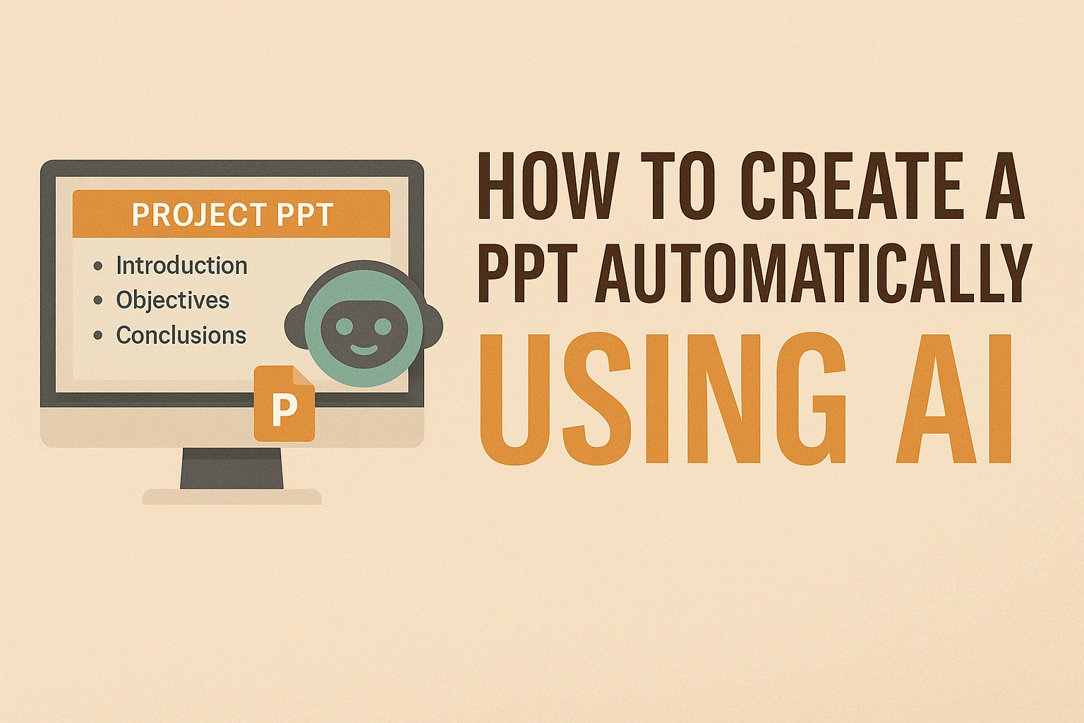 How How to Create a PPT Automatically Using AI – Step-by-Step Guide for Students & Professionals