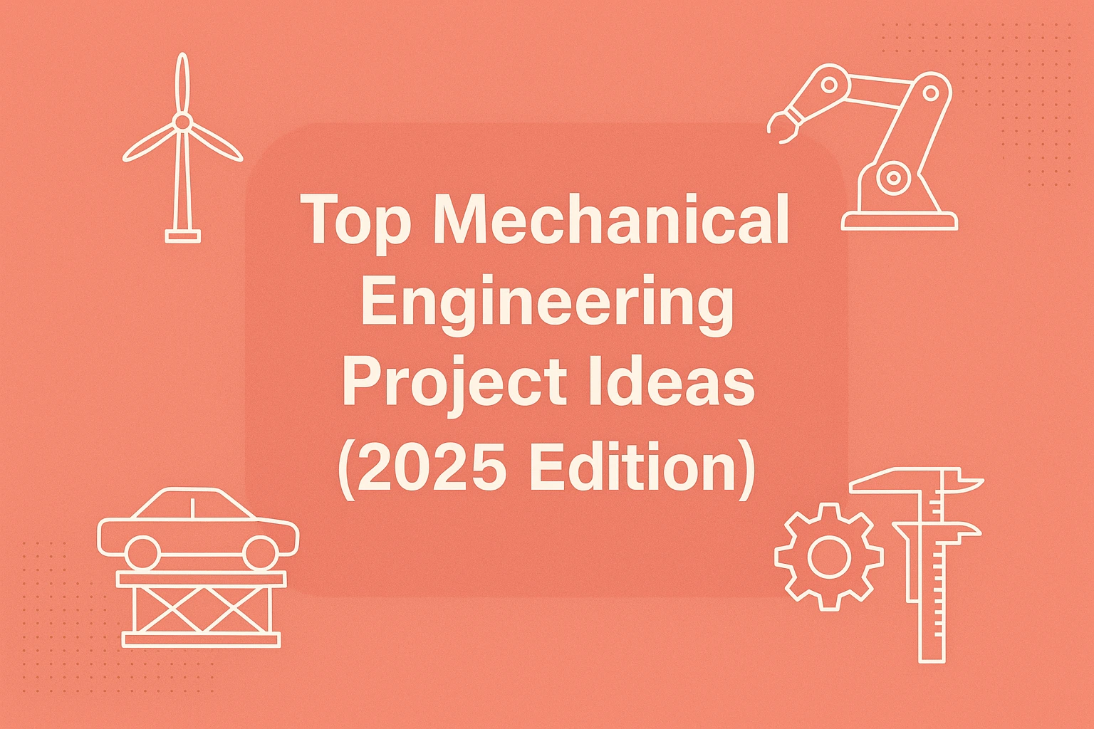 Top Mechanical Engineering Project Ideas (2025) | Final Year & Diploma Projects